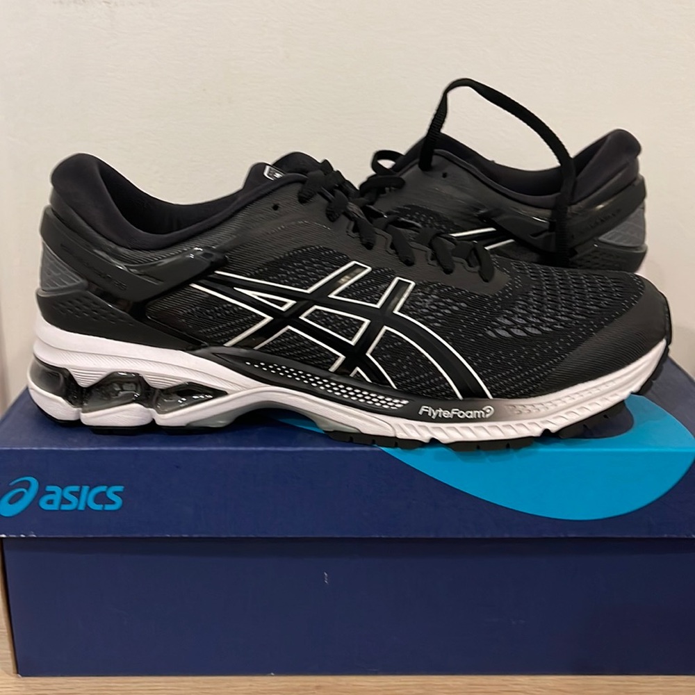 Gel-Kayanio 26, US 11 Womens Blk/Wht